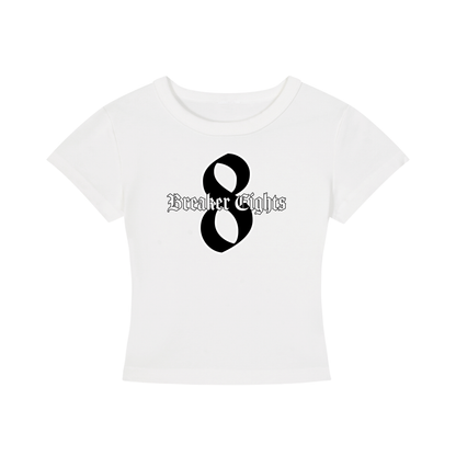 WOMENS BREAKER EIGHTS CROP TEE