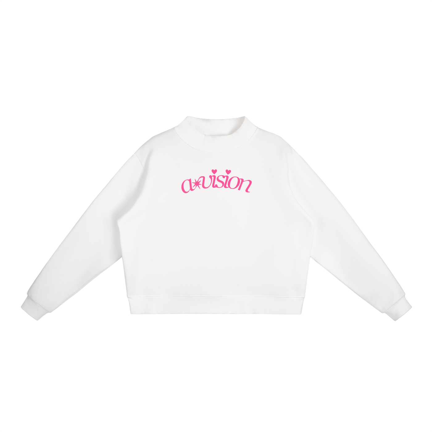 a*vision Valentine’s day mock neck sweater