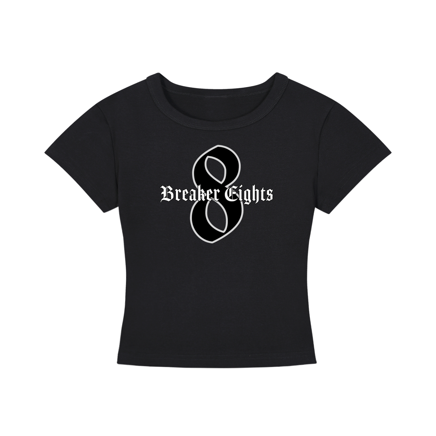 BREAKER EIGHTS CROPPED TEE
