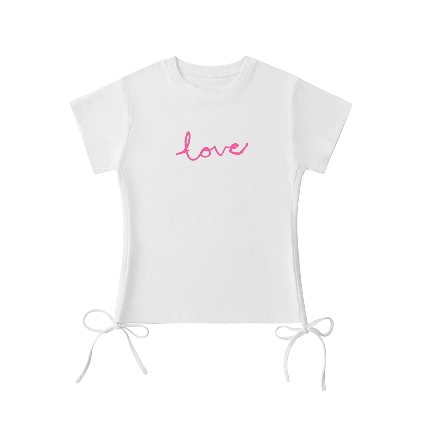 Handwritten Love Drawstring Tee