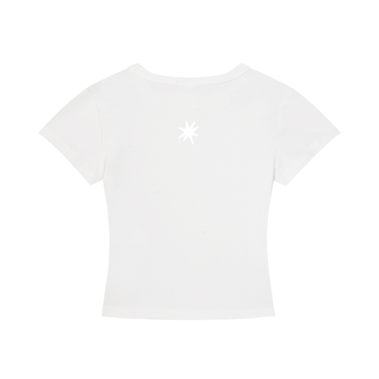 BREAKER EIGHTS CROPPED TEE