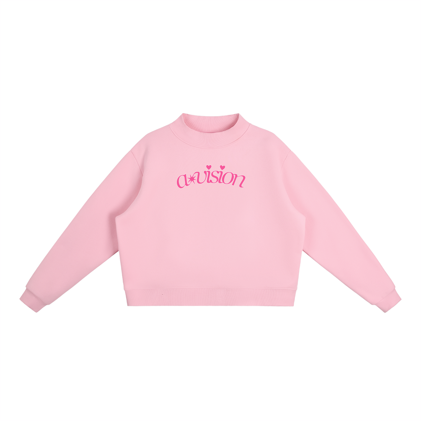 a*vision Valentine’s day mock neck sweater